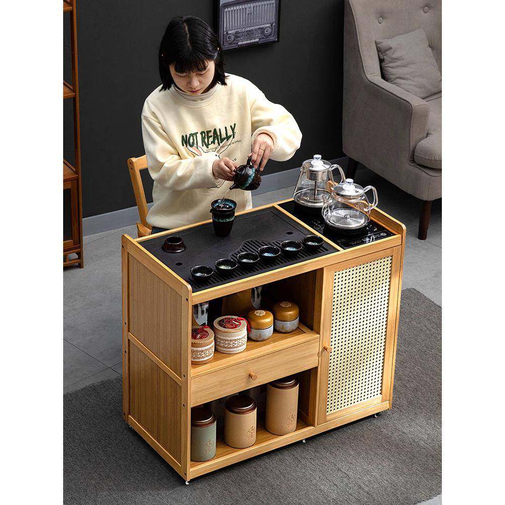 移动茶子桌小水NSQ茶台烧壶一体家用茶水柜实木茶几煮泡车茶桌茶,电子元器件市场,其它元器件,淘宝优惠券,粉丝福利购,淘宝优惠卷