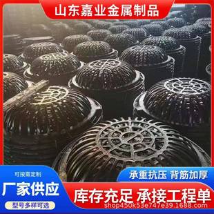溢流井盖方球墨689铸铁圆形溢井井盖球墨铸铁流溢流井截污井篦