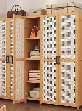 简易衣柜家用卧组室柜大容量带门防衣橱出租房用装2尘ASV024新款