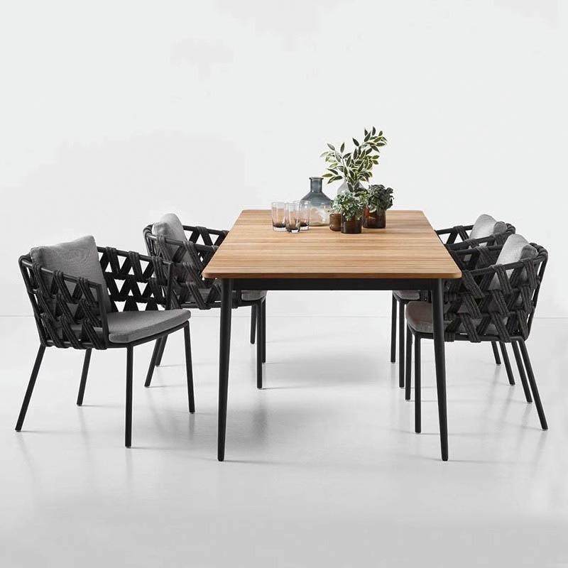 户外柚藤编简约闲桌椅台阳庭木院实木KD-01柚长桌藤椅室外花园现,商业/办公家具,商用藤编家具,淘宝优惠券,粉丝福利购,淘宝优惠卷