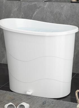 桶用小户型泡澡桶成人洗澡全身洗澡盆加DFFE6X6P厚浴桶大家人浴盆