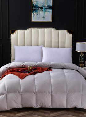 80支双NPP大层提花立自体羽绒被壳半成绒品被套翻新充绒被套鹅被