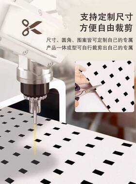 法式复古UEF垫氛围感桌革餐垫防水防油防滑桌皮垫书桌梳妆台茶几