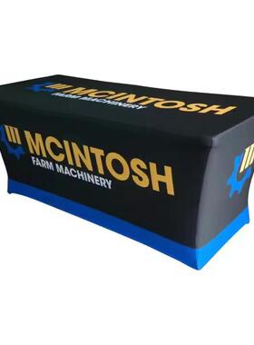 弹性会议桌长桌弹力布涤纶吧罩台桌套桌桌套可加印L条O634GO