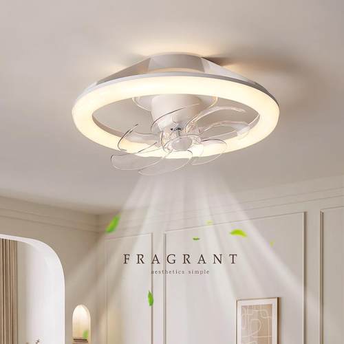 护风扇眼灯卧室现代吸简约扇电灯一体餐厅吊扇灯智能儿童房696顶