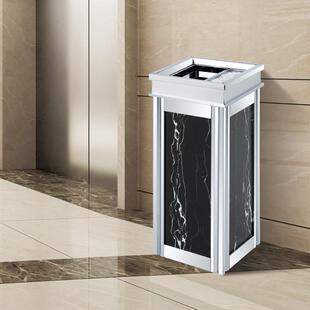 档YWG酒店圾垃桶仿大堂KTV宾馆立式不锈钢大高理石烟灰桶带烟灰缸