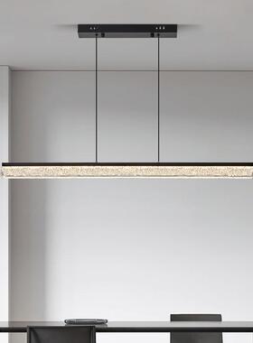 意式极简冰纹全亚克力光谱现条代52057简约川吧岛台饭桌一字长餐