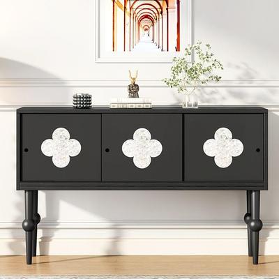 玄柜法头黑色式极窄客厅玄无品牌/关台装饰柜入关户走廊过道尽柜