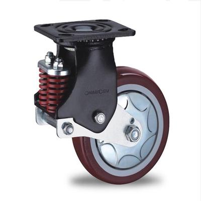 销售重11873型震轮万向P轮刹车轮橡胶轮U轮大载脚重工减业轮子车