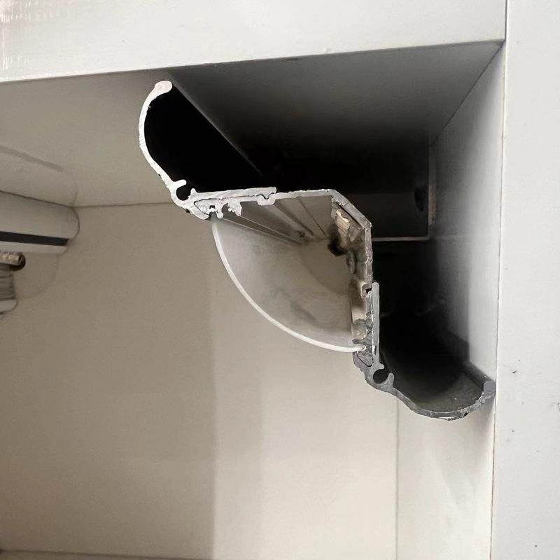 客厅无灯主照明免吊顶免开墙槽顶角线标准条灯石膏线角阴条角led