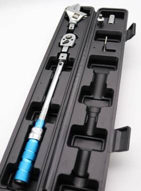 可汽换头方孔扭扳手棘轮可调式56755公扭矩扳手修套筒力活动斤头