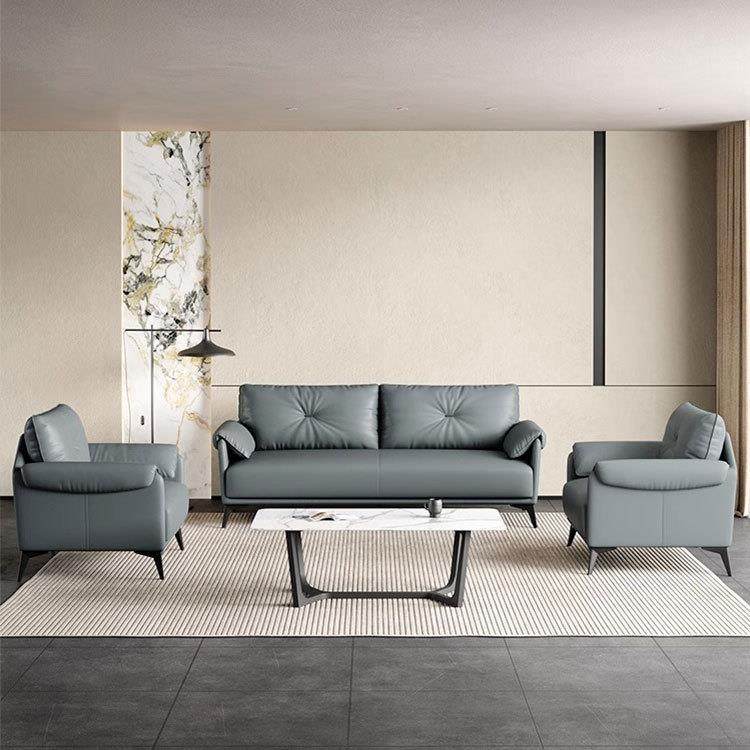 休闲室办公沙发组合商务休息接待会三CZH客人人简约单现代办公室
