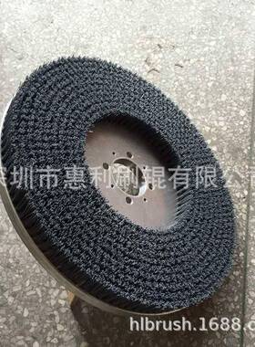 蓝宝石硅片清洗机磨料刷盘碳化70022硅丝刷丝研磨清洗