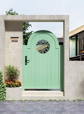 铝合房金庭院门别墅大门05年新款铝艺22双开LHF门户外农村自建围