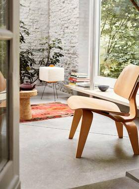 伊姆斯小狗椅椅欧式休闲户外阳RHP台单创矮意实木人小凳客厅民宿