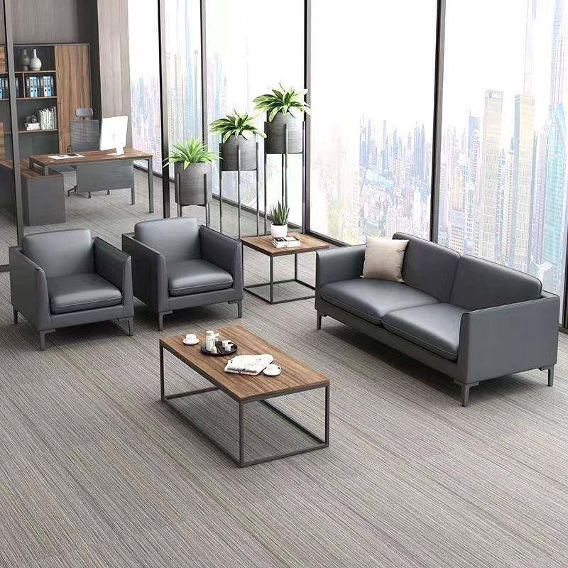公室木位沙发茶几组合简约办现代商务会客休息接11待洽谈实三人舒,商业/办公家具,沙发,淘宝优惠券,粉丝福利购,淘宝优惠卷