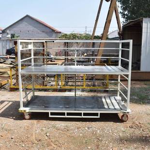 工厂牵动物料手推移车可引层工装物料车车间搬运工装材料551双运