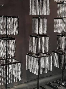 新款婚12165庆艺铁道具昭华水晶饰路韩引式婚礼装婚礼堂摆件交接