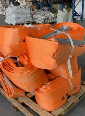 大吨吨位4EMD彩色涤纶扁平起重吊装带重型20吨30t吨0吨80100国标