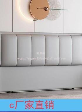 禧2宝布靠背205皮红实木床新款网猫爪落地科源技单买床屏床93800