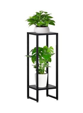 艺多肉植盆置物架铁室内物绿萝摆放XGD架阳台花盆托架室内黑色花