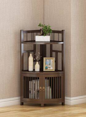 角柜架墙架角置物架三IXG角形转角书柜室转角多层超大一体收纳卧