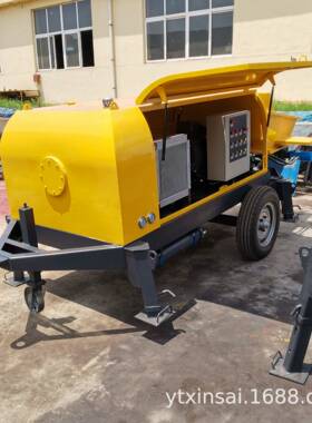 4水0BHP细石泵泵30细石泵泵地泵拖泵输送泵泥地面泵地管道