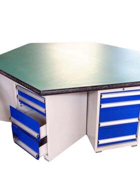 深圳六角工作六工位钳工台台多功能组实合式榉木训84410工桌实验