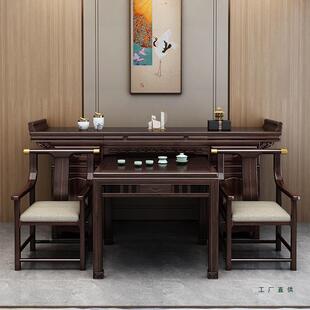 紫檀木实中堂四件套八金仙桌条案供桌香案家985木用供奉桌新中式