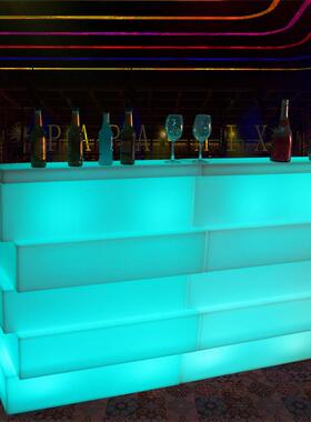 le发d户外光889酒吧台活可移动酒店宴会动接待台派商用防水调酒对