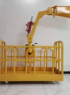 高空业GWA车吊吊篮作筑工地外墙施工自动旋转吊车吊建框双人吊篮