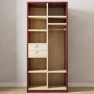 实木柜组合营具对家具中式二门舍衣柜家用小户型宿制式衣94841开