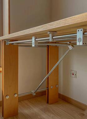 豪EHO斯原木风脑电会桌设师实木海计洋板办公桌极简光轴议桌