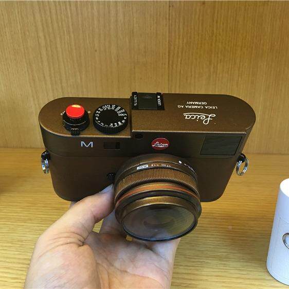 古铜色版复玩BJM古徕卡相机模型带镜头/摆件/把模型墅/别书房展示