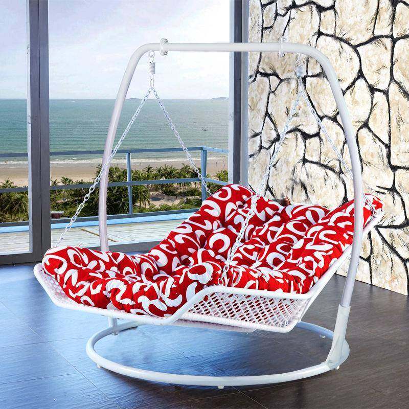 吊摇椅双人吊床吊30367篮蓝床户外秋摇吊椅阳台成人蓝秋千千床摇