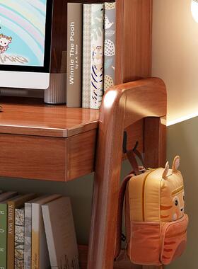 新款实木室书桌电脑桌家41205用办公桌桌卧儿童学习生写字课桌学