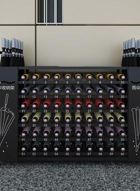 铁沥艺大容量伞25145收纳架酒店大雨堂商店学校教室门口水伞桶商