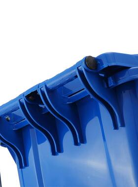 户外塑料垃圾桶L240环开卫脚踏盖JAB式圾垃分类垃圾桶