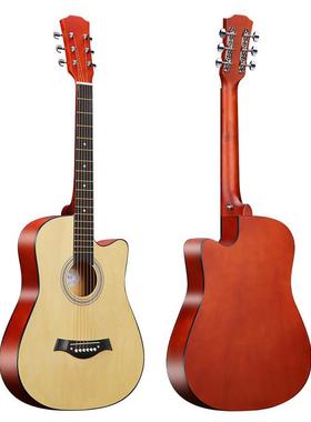 工厂FER吉他直销38寸民他谣谣普及初学者入门新手民吉女男学生练