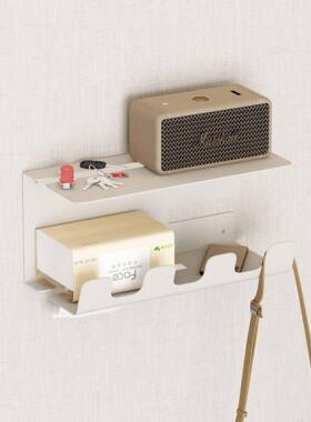 轻奢网红上置物架创意多墙EYF面层收纳简架家居墙壁约墙现代装饰