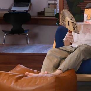 懒人沙发套闲置纳旧衣收服纳袋皮质收子储物皮墩飘985窗客厅坐墩