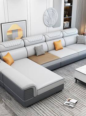 7HEBT202年新款科技布沙发客厅简沙约现代两冬夏用大小户型布5艺