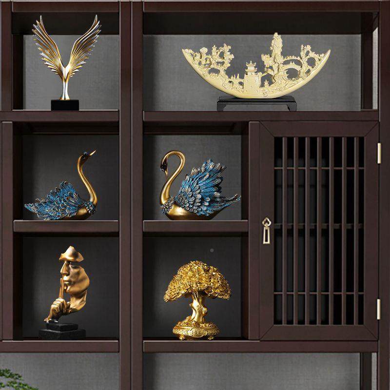 家新中式办公室高端摆高档轻奢书柜客厅书房酒柜VCR居件装饰品工,鲜花速递/花卉仿真/绿植园艺,其它园艺用品,淘宝优惠券,粉丝福利购,淘宝优惠卷
