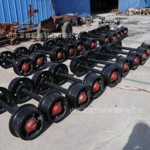 矿车车实轮对铸钢铸铁心矿平600板矿车轮煤运输实心轨道轮多种型