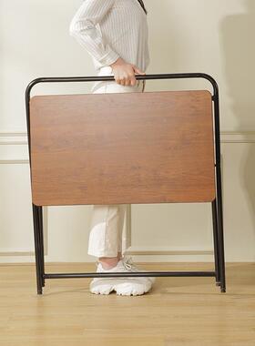 HOA可折叠电脑桌学生家用小户型床边桌学校桌宿舍小桌简书易学子