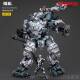 正品 JOYTOY暗源白可色钢骨机甲兵成品塑料模型手办动变人形具机器