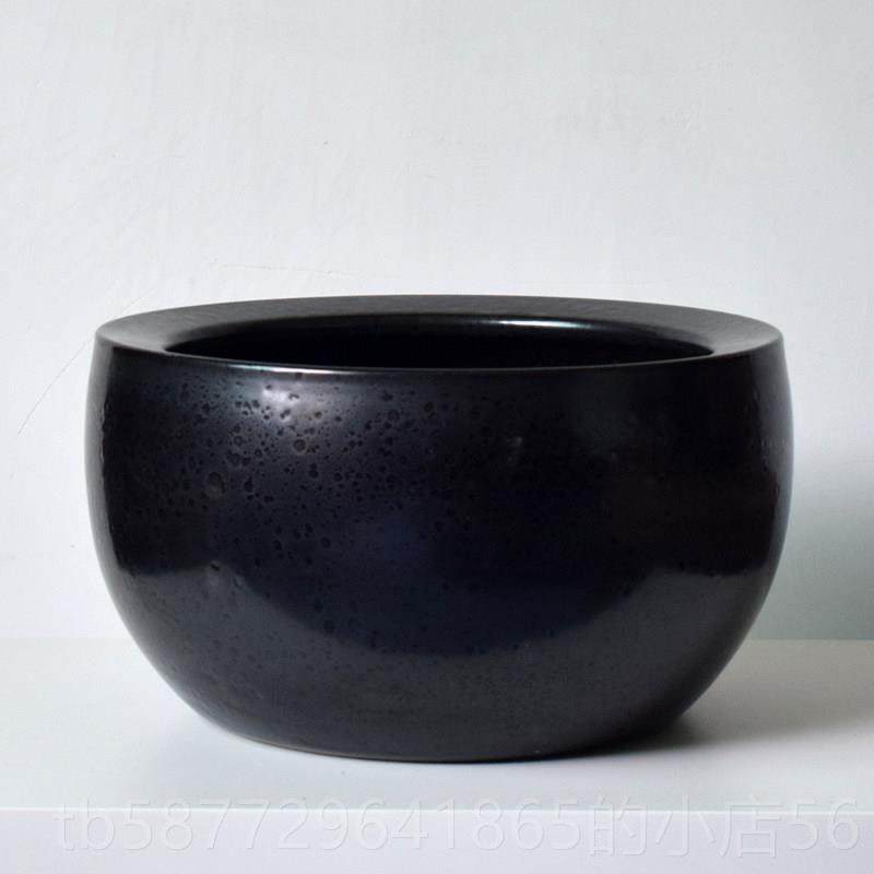 正品景德镇植陶瓷缸鱼睡莲盆古桌面瓷缸黑色大鱼缸青金城水生物缸,宠物/宠物食品及用品,桌面缸,淘宝优惠券,粉丝福利购,淘宝优惠卷