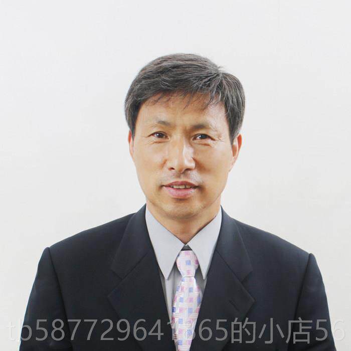 正品老年男子假发花白色的短真正发的头直发头发集现实中年和老年