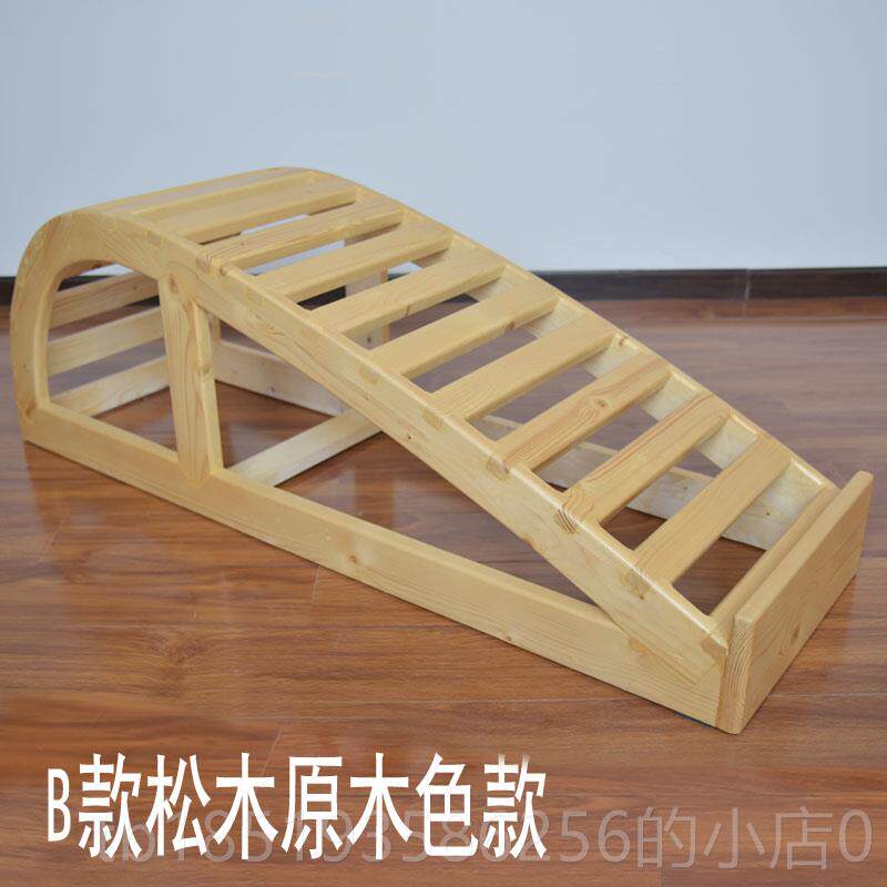 高档艾扬格伽拱材桥瑜腰伽桥瑜实木拱桥后担架健身器小鲸脊柱桥