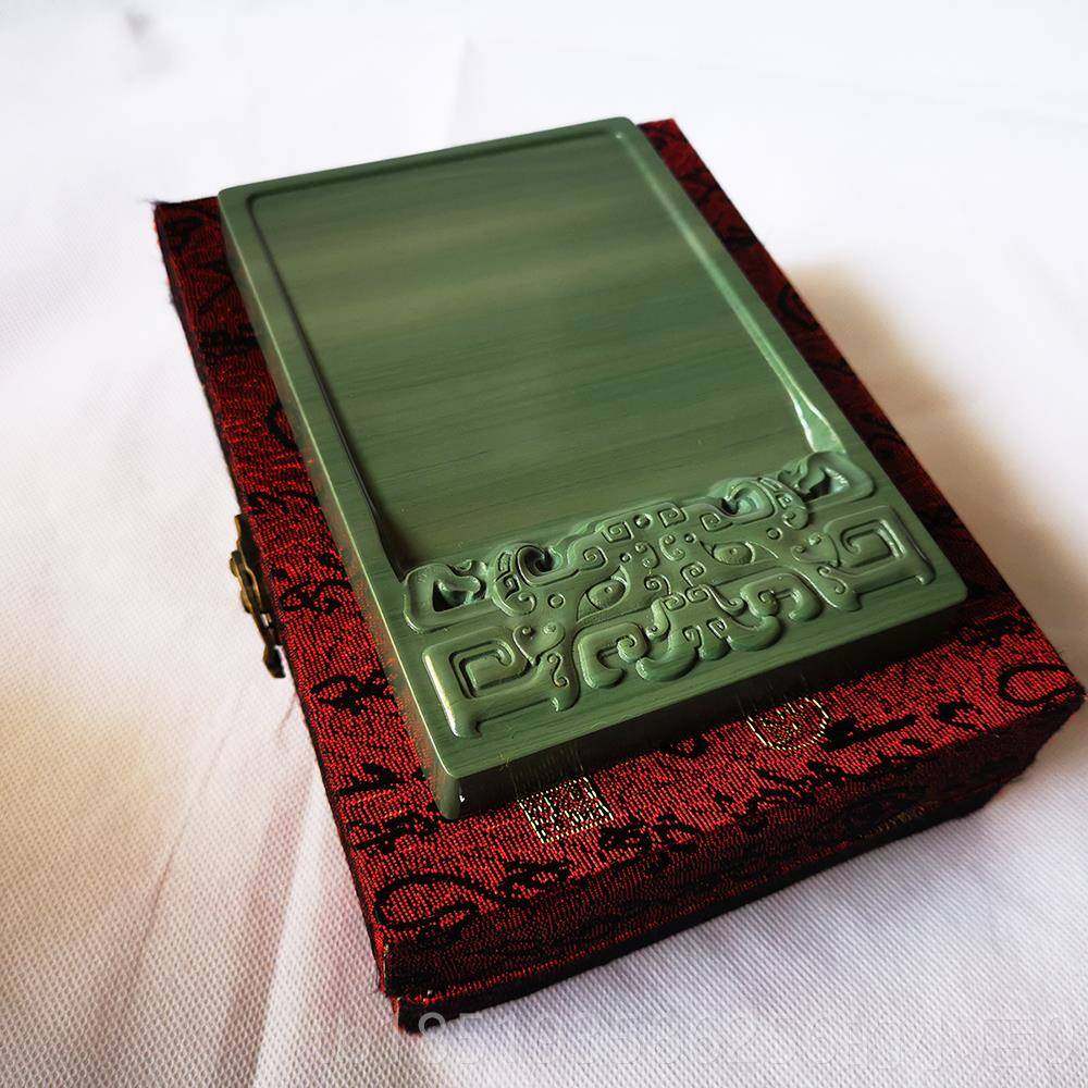 高档砚松砚餮砚端砚歙砚特花价包邮台送墨初学抄经磨墨书法饕绘画